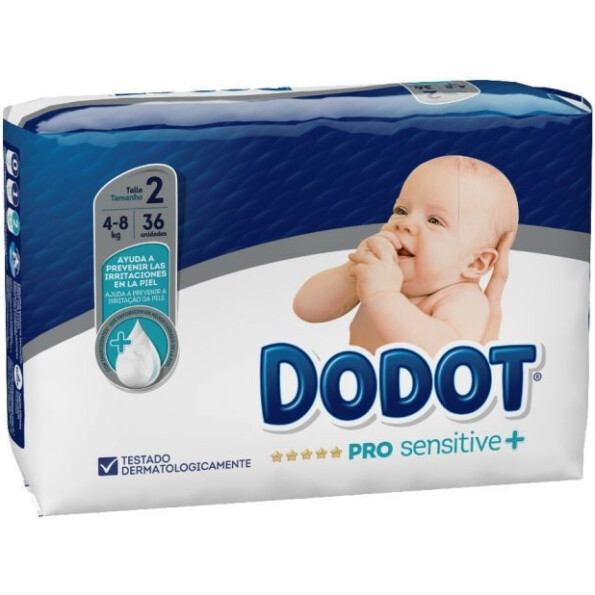 Dodot Psensitive+ Fralda T2 4-8kg X36 Dodot Psensitive+ Fralda T2 4-8kg X36
