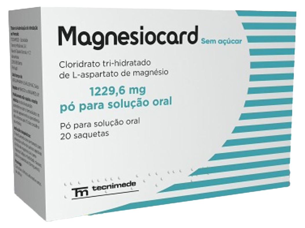 Magnesiocard Sem Açúcar Pó para Solução Oral x 20 saquetas