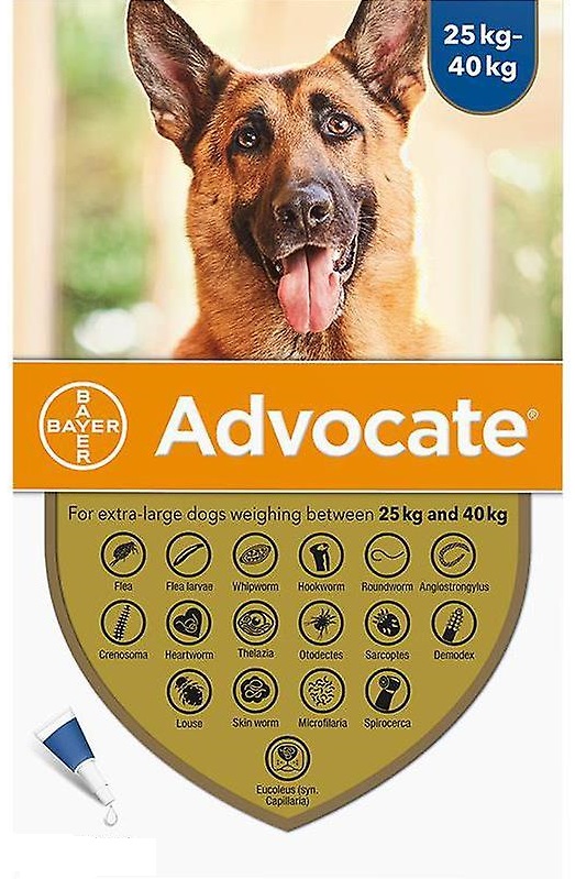 Advocate Cao 4ml x 3 25-40kg VET