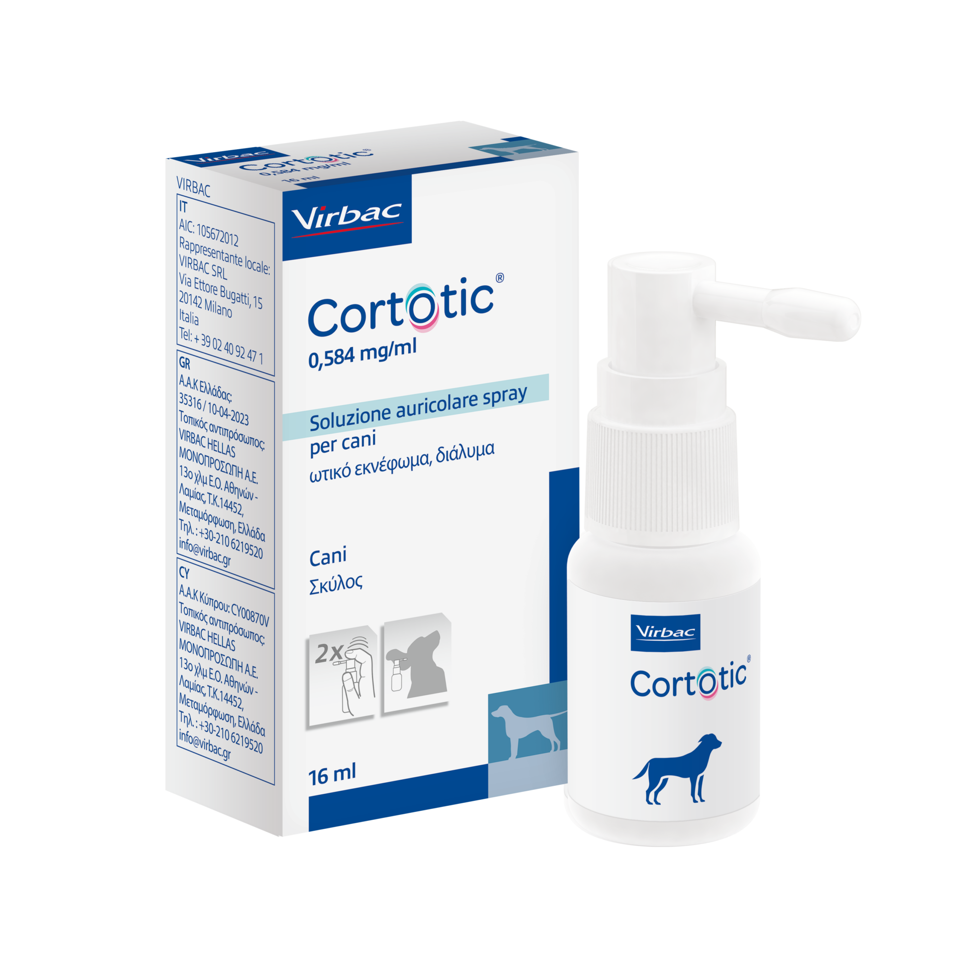CORTOTIC 0,584 MG/ML SPRAY 16ML
