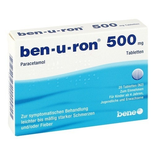 Ben-U-Ron, 500 mg x 20 comp
