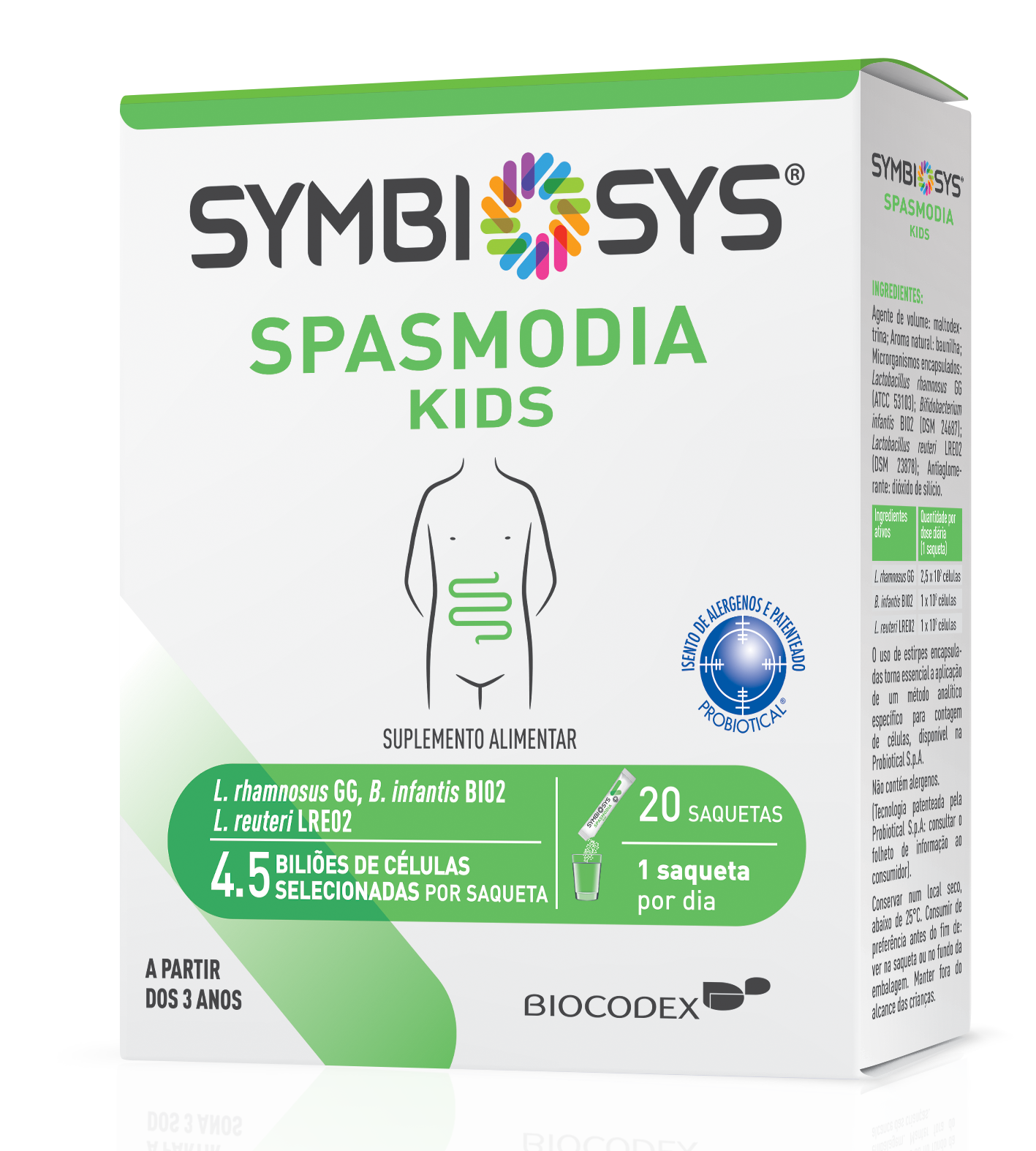 Spasmodia Symbiosys Kids 20 Saquetas