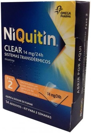 Niquitin Clear, 14 mg/24 h x 14 sist transder