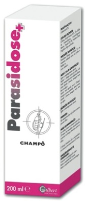Parasidose, 2 mg/g-200 mL x 1 champô frasco