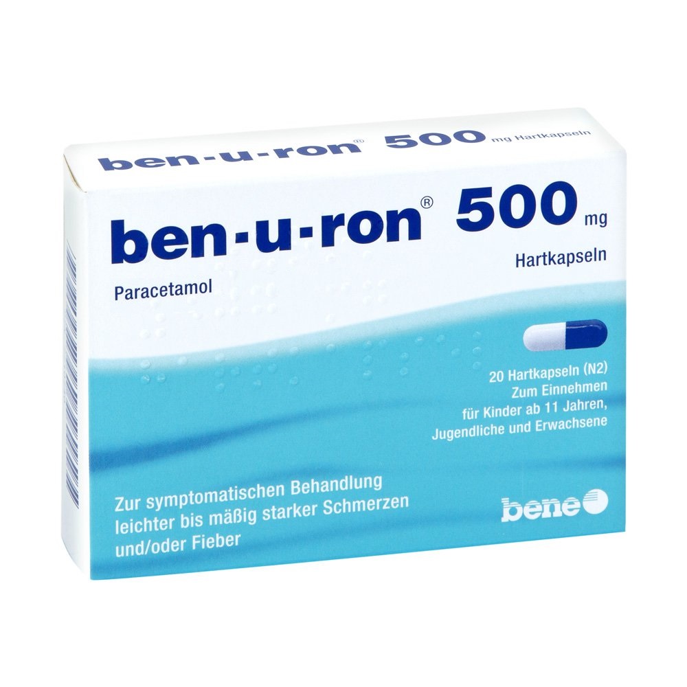 5397435 Ben-U-Ron, 500 mg x 20 cáps - Image 1