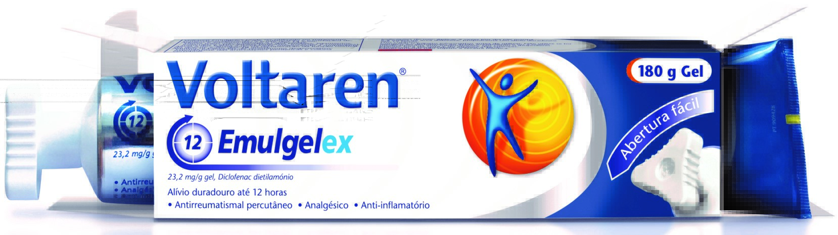 Voltaren Emulgelex, 23,2 mg/g-180 g x 1 gel bisnaga