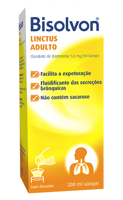 Bisolvon Linctus Adulto, 1,6 mg/mL-200mL x 1 xar mL