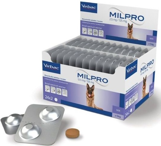 Milpro Cães 12,5 /125mg 48comp