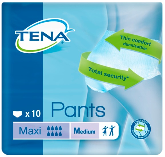 Tena Pants Cueca Maxi M X 10