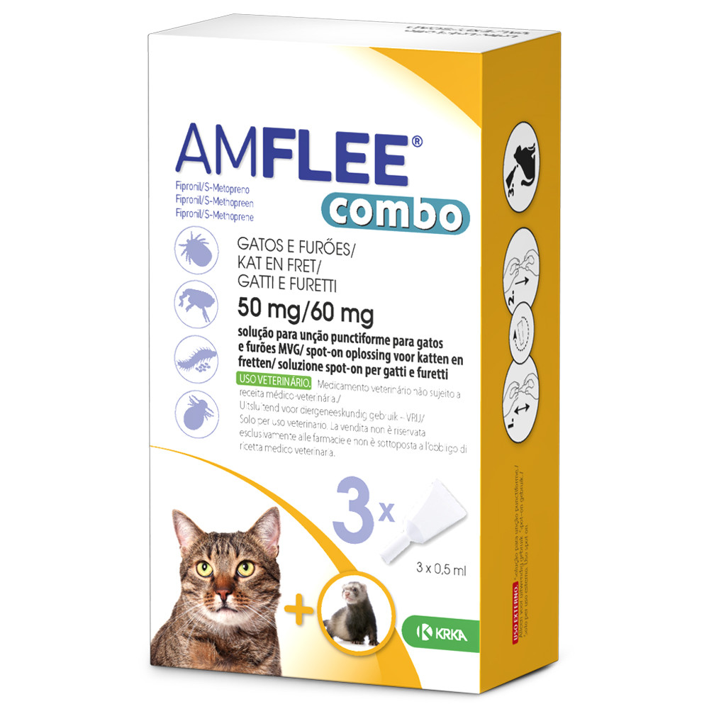 AMFLEE COMBO GATO 50MG 3PIP