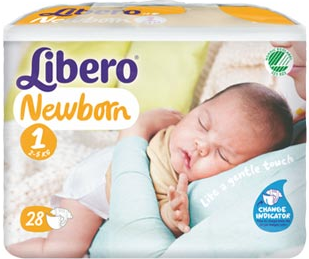 Libero Newborn 1 Frald 2-5kg X28