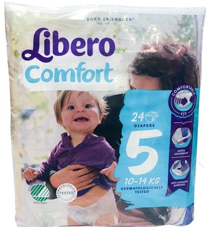Libero Comfort 5 Frald 10-14kg X24