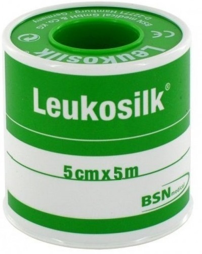 Leukosilk Adesivo 5cmx5m 01024-00