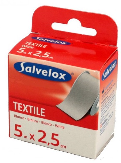 Salvelox Adesivo Ades Tx 5m X2,5cm Carne