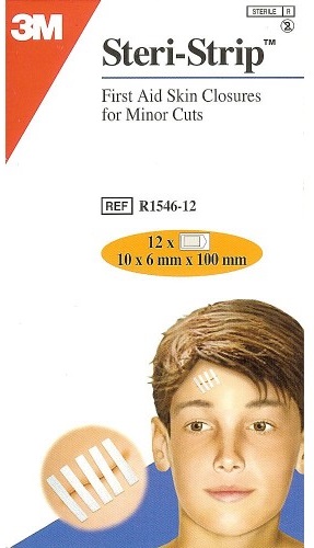 Steri Strip Fita Sutura 6x100 Mm X 10 sutura