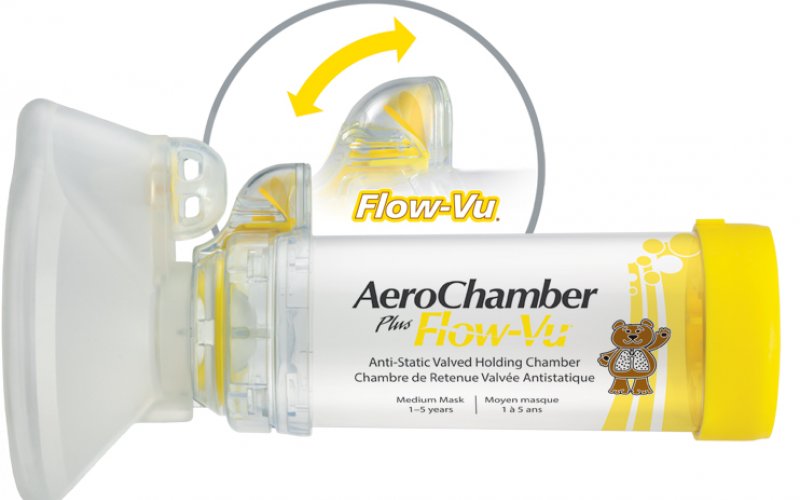 Aerochamber Plus Flow Vu Mascara Media