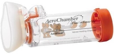 Aerochamber Plus Flow Vu Mascara Pequena