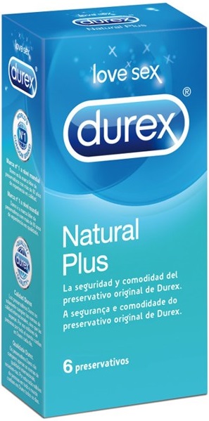 Durex Natural Plu Preservativo X6
