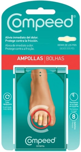 Compeed Penso Bolhas Dedos Pes X8