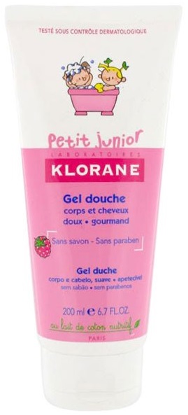 Klorane Petit Jun Gel Duch Framboesa 200ml