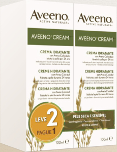 Aveeno Creme Hidratante 2 x 100 ml com Oferta de 2ª Embalagem
