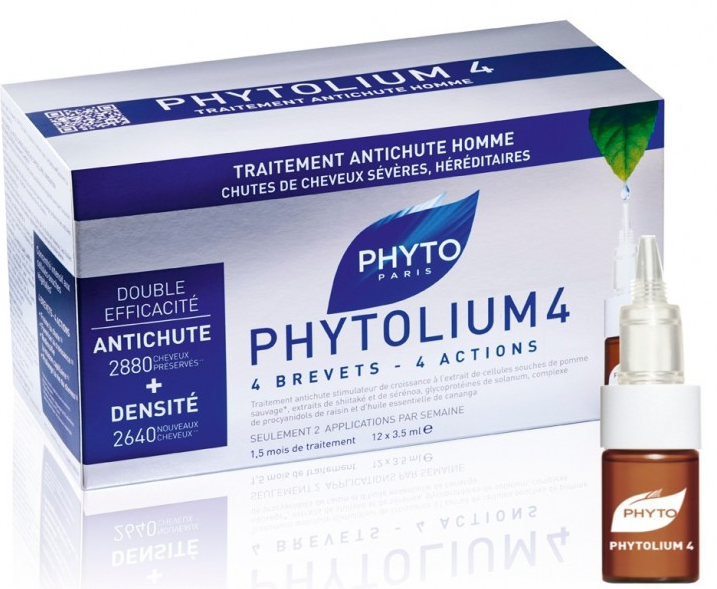 Phytolium 4 Amp Queda Homem 3,5 Mlx12