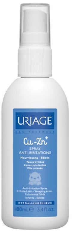 6876102 Uriage Bebe 1ºSpray Cu Zn+ 100ml - Image 1
