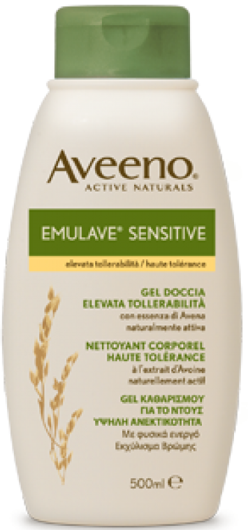 Aveeno Emulave Sensitive Gel Banho 500ml