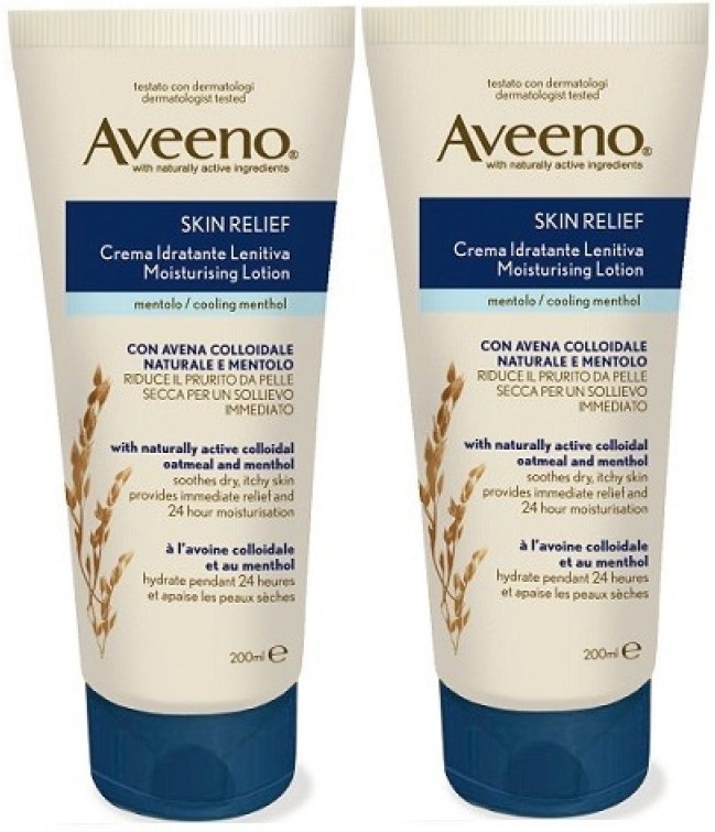 Aveeno Skin Relief Duo Creme Mentol 2 x 200 ml