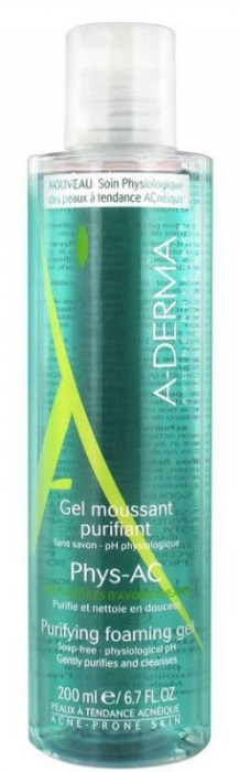 A-Derma Phys-Ac Gel Esp Purif 200ml