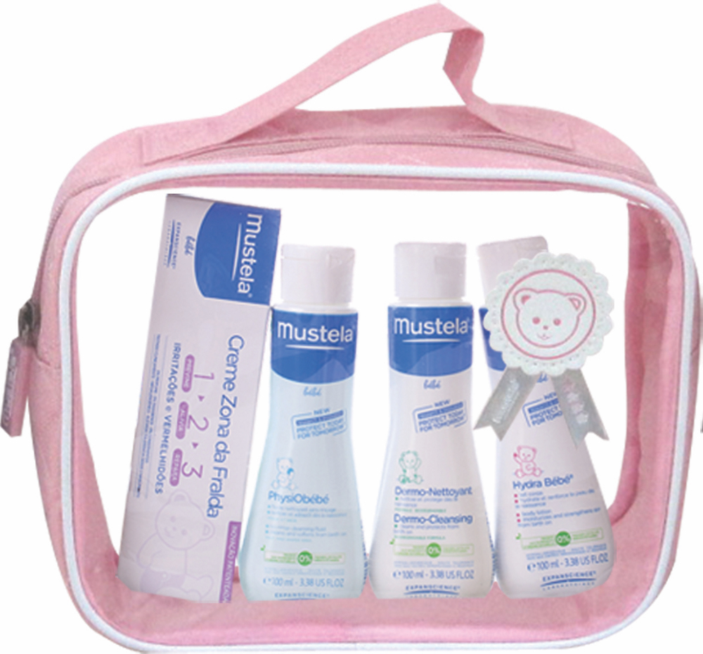 Mustela Bebé Bolsa Indispensáveis Rosa