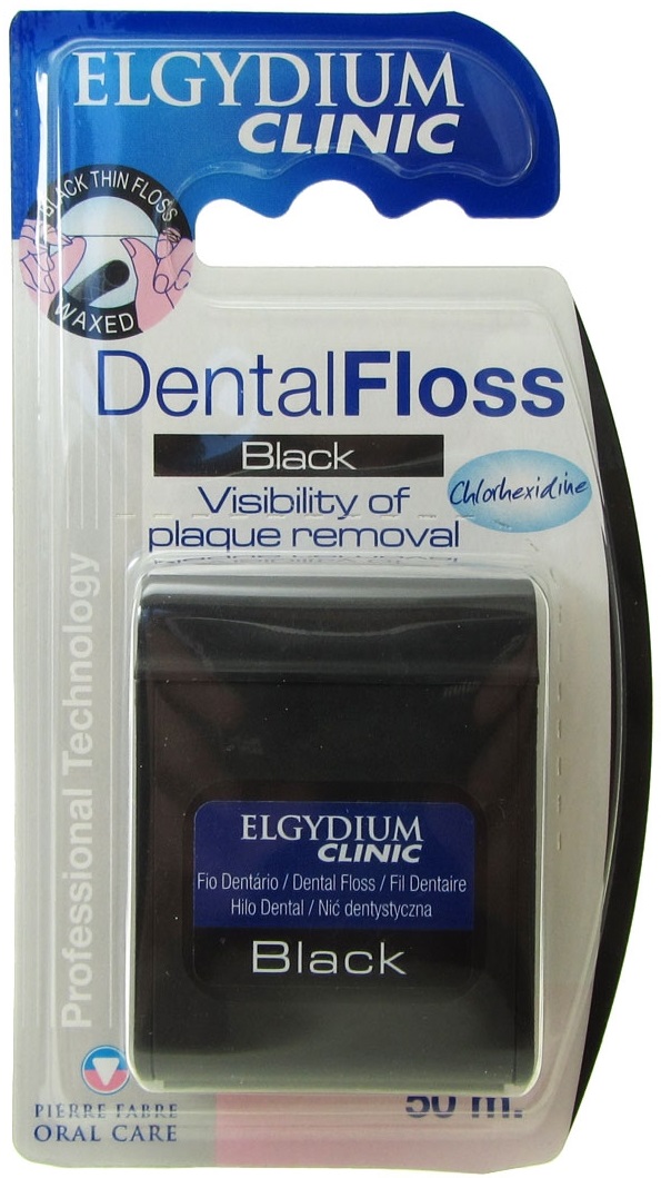 Elgydium Clinic Fio Dent Black 50m
