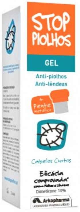 Stop Piolhos Gel Cab Curto 100ml+Pente