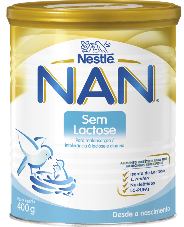 Nan S/Lactose Leite Lact Po 400g