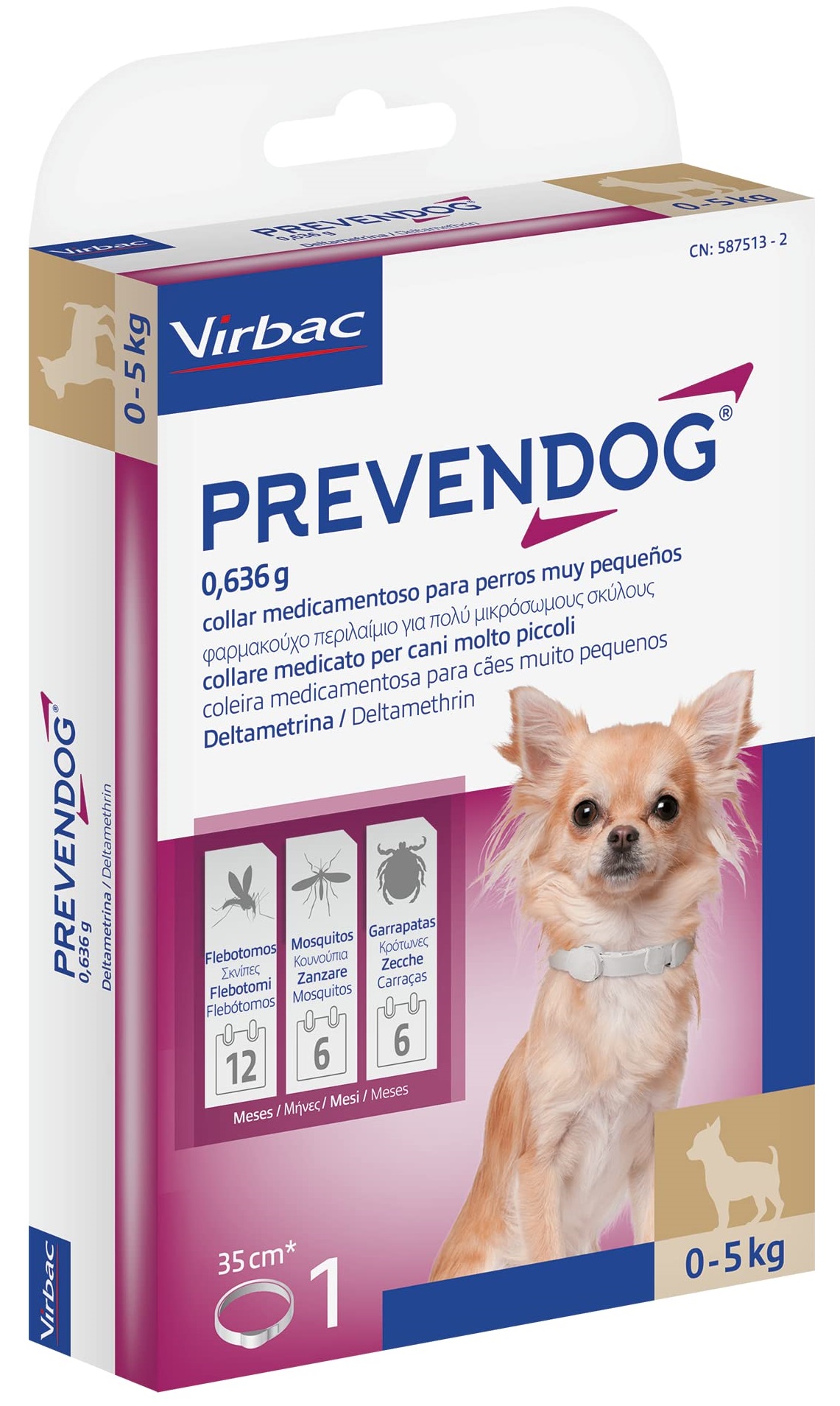 Prevendog Coleira Cães Pequenos