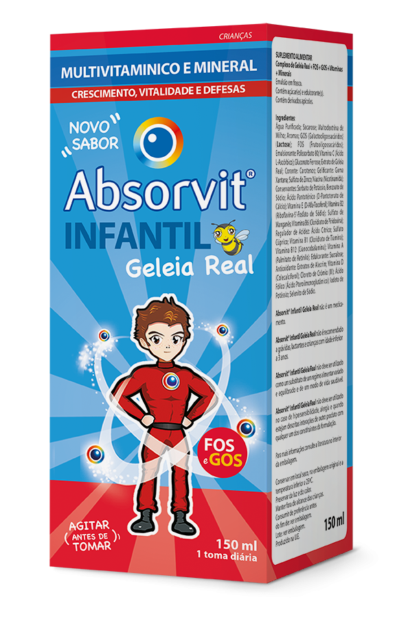 Absorvit Infantil Geleia Real 150ml