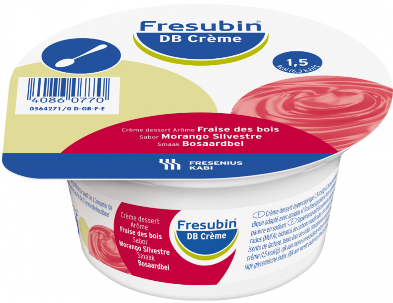 Fresubin Db Creme Cr Morango Sil 4 X 125g