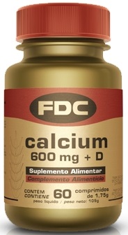 Fdc Calcium 600+D Comp X30 comps