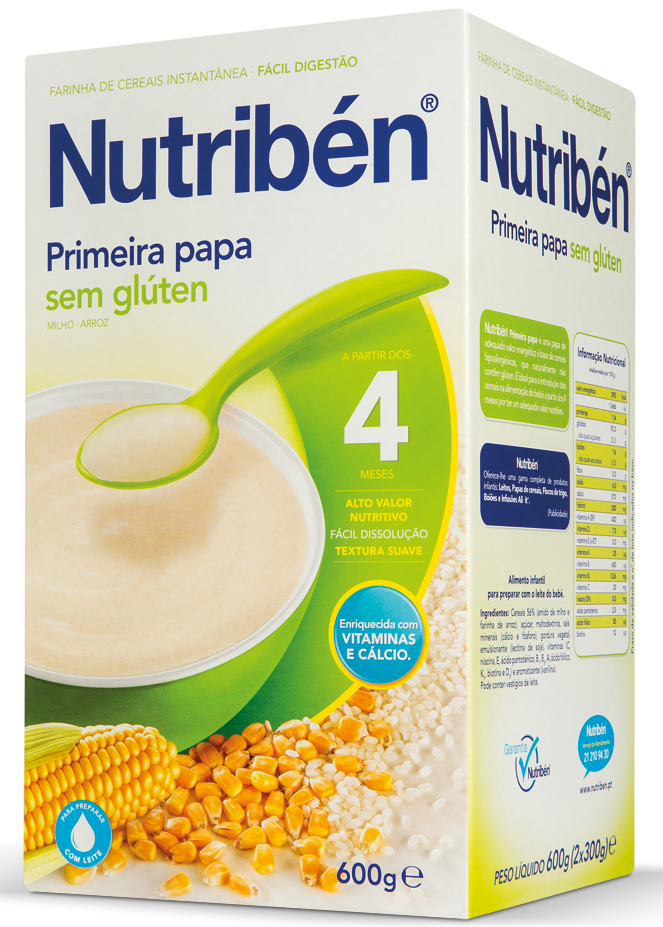 Nutriben Farinhas Primeira Papa S/Glut 600g
