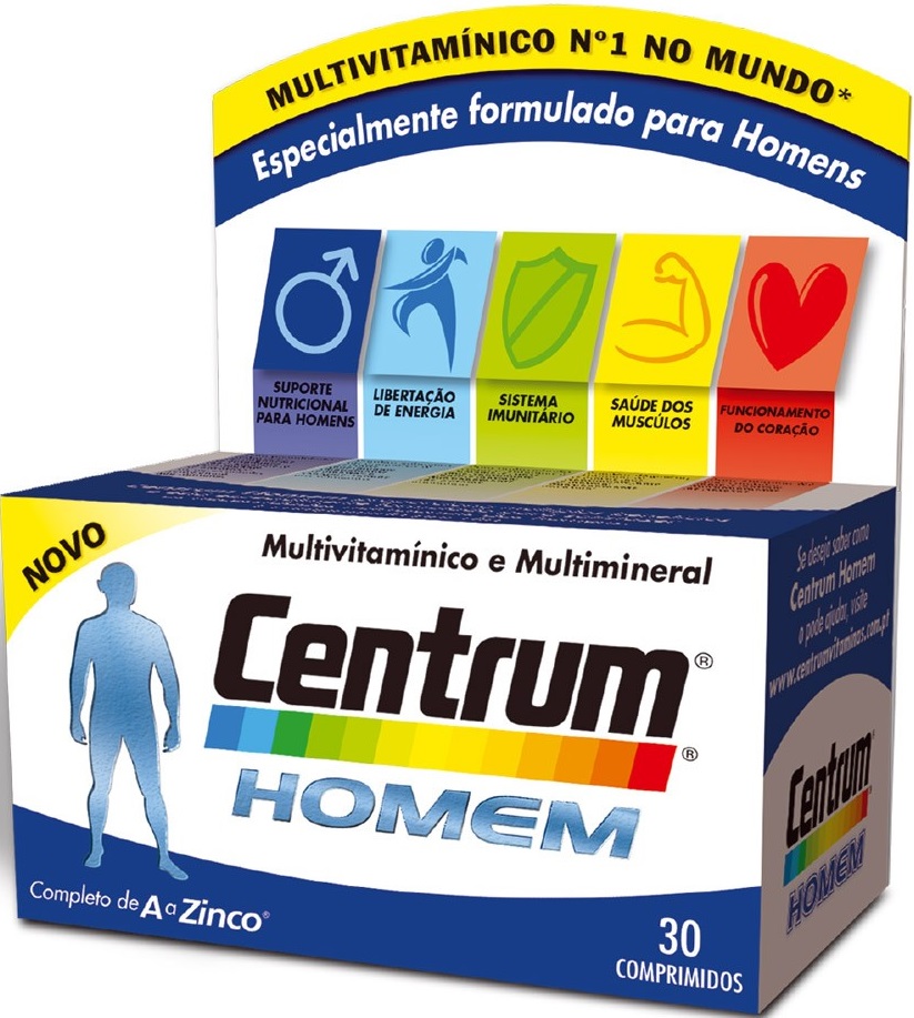 Centrum Homem Comp X 30 comps