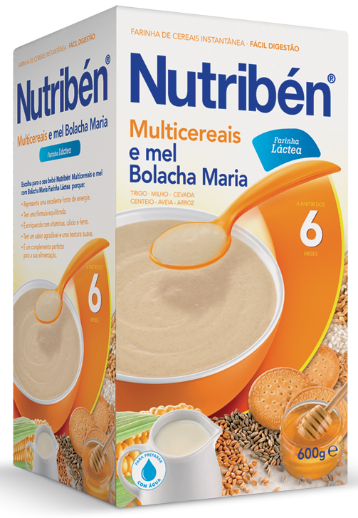 Nutriben Farinhas Multicer Mel Bol Mar 600g