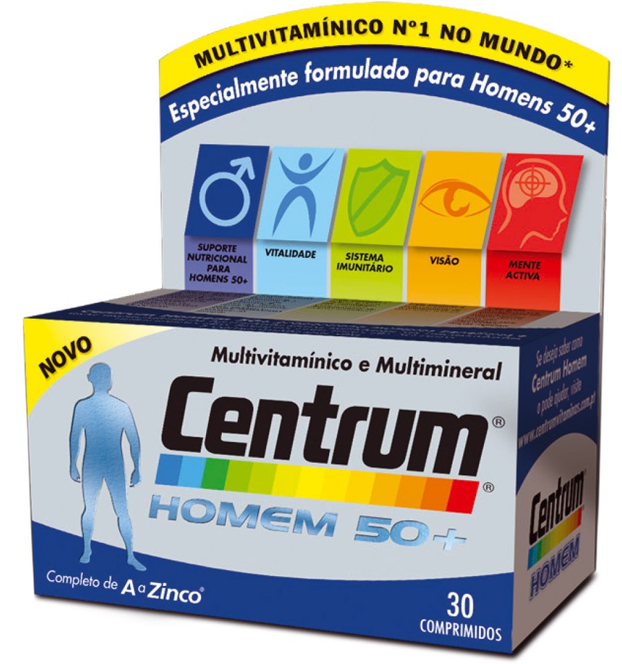 7388728 Centrum Homem 50+ Comp X 30 comps - Image 1