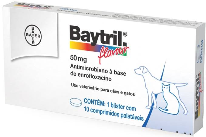 Baytril Palatavel Cao 50mg 10kg x10 VET