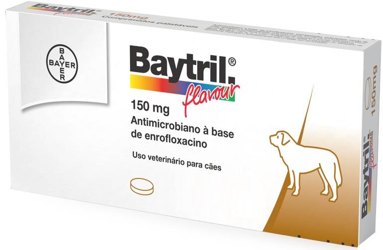 Baytril Palatavel Cao 150mg 30 Kg X100 VET