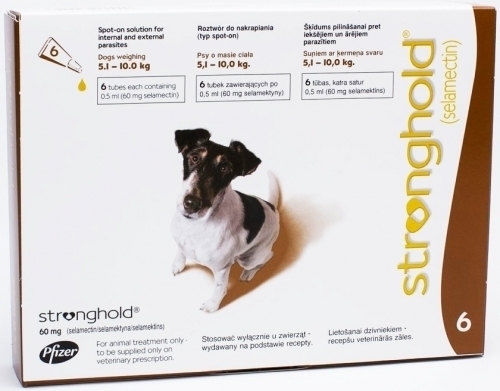 Stronghold Spot On 60 Mg X 3 "5.1kg até 10kg" VET