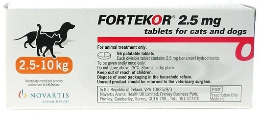 Fortekor Comp Palat 2,5mg X28 comp VET 08/2026