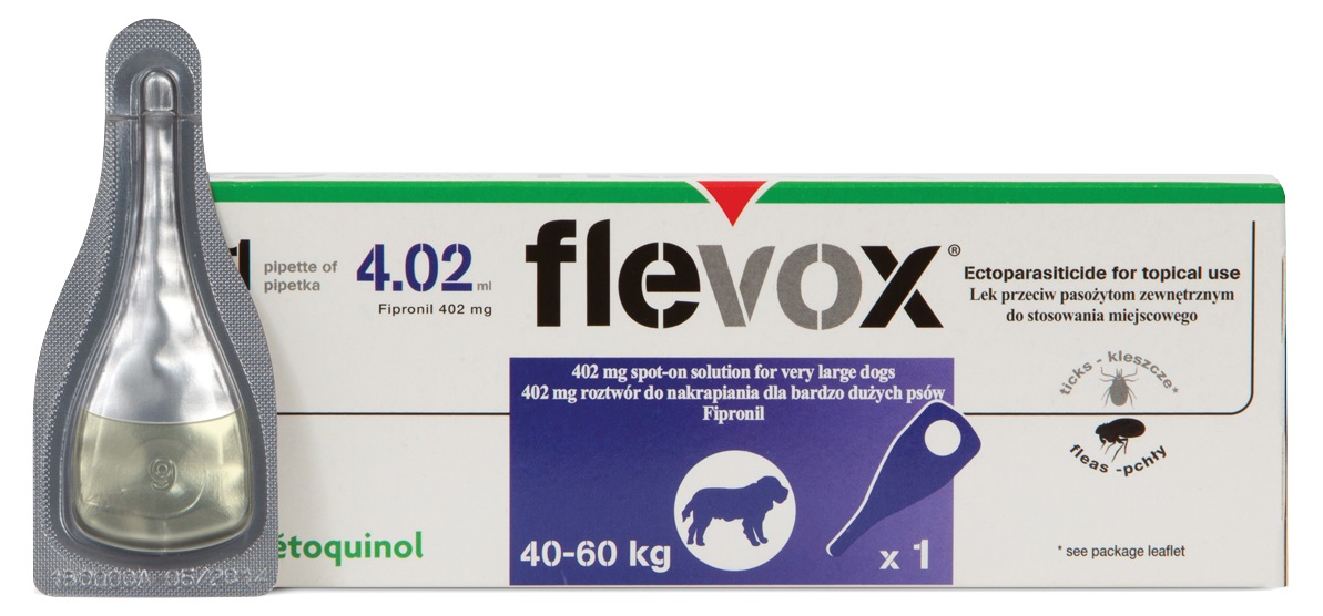 Flevox 402 Cao Sol Uncao 1 Pip X 4,02 Ml sol unção punctif VET