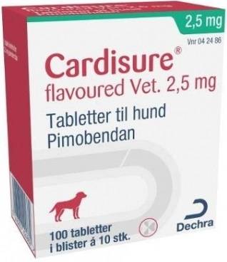 Cardisure Flavour Comp Cao 2,5mg X100 comp VET
