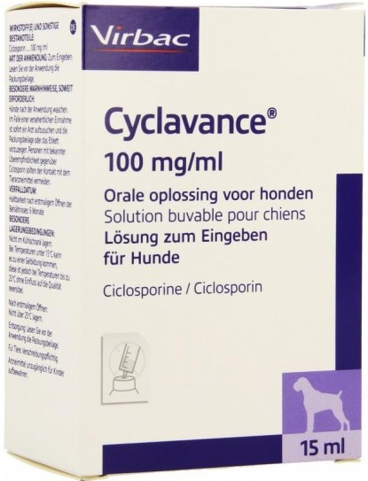 Cyclavance 100mg/Ml 15ml sol oral VET