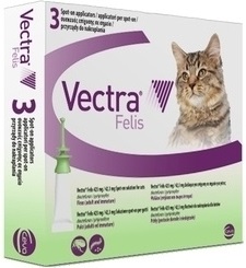 Vectra Felis Sol Uncao Gato 423mg/42,3mgx3